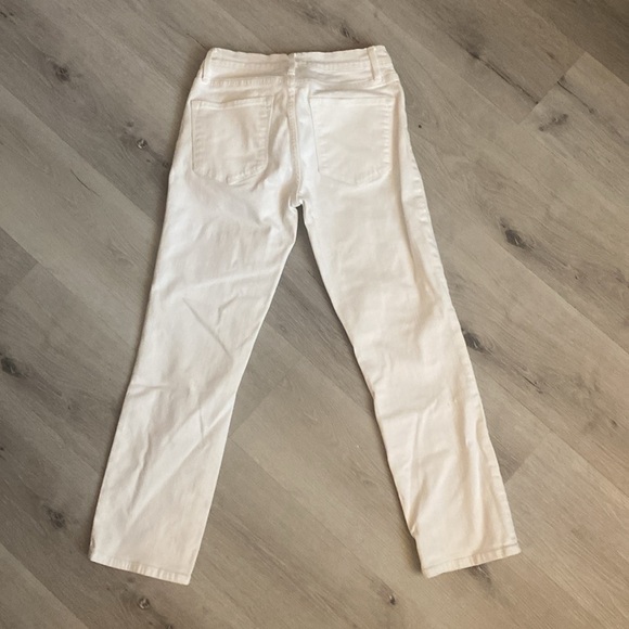 Frame White Le High Straight Denim Size 26 - Picture 3 of 8